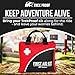 Compact First Aid Kit for Medical Emergency - for Home, Car, Camping, Hiking, Sport, Work, Office, Boat, Survival, and Traveling - Small and Lightweight First Aid Bag