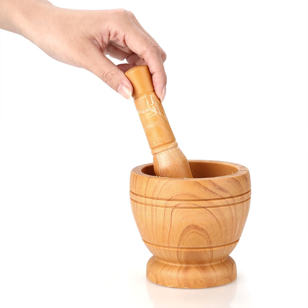 Set pestello per mortaio a mano, set di pestello per mortaio manuale in plastica aglio spezie mortaio set pestello per mortaio in plastica smerigliatrice frantoio per spezie utensile da cucina