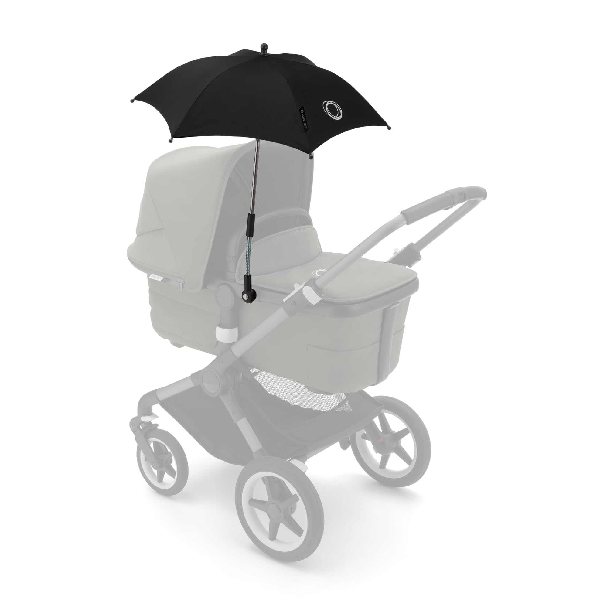 Bugaboo verstellbares Sonnendach mit Lichtschutzfaktor 50+ für Bugaboo Bee Kinderwagen, Nebelblau