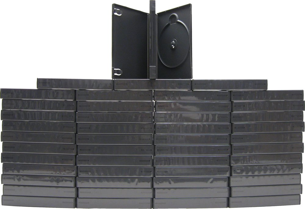 Amazon.com: (48) Triple AlphaPak Dark Gray DVD Cases/Boxes