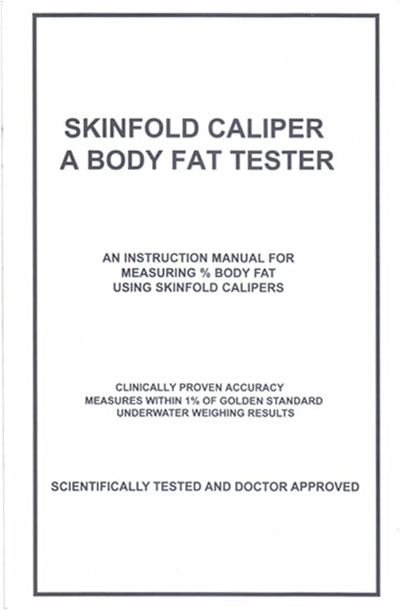 Skinfold Caliper for BMI Body Fat Measurement with Tape Measure