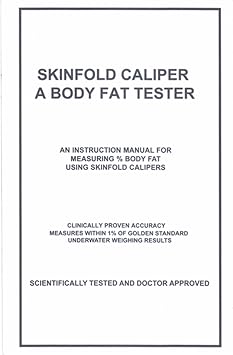 Skinfold Caliper for BMI Body Fat Measurement with Tape Measure