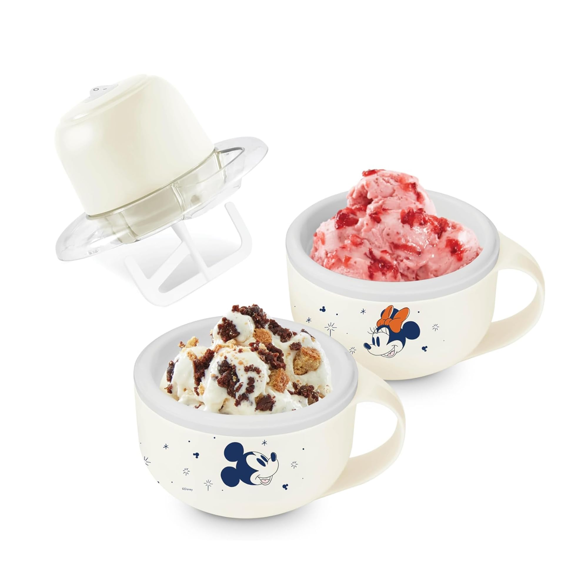 Disney | Dash Mickey Mouse &amp; Minnie Mouse My Mug Ice Cream Maker Bundle