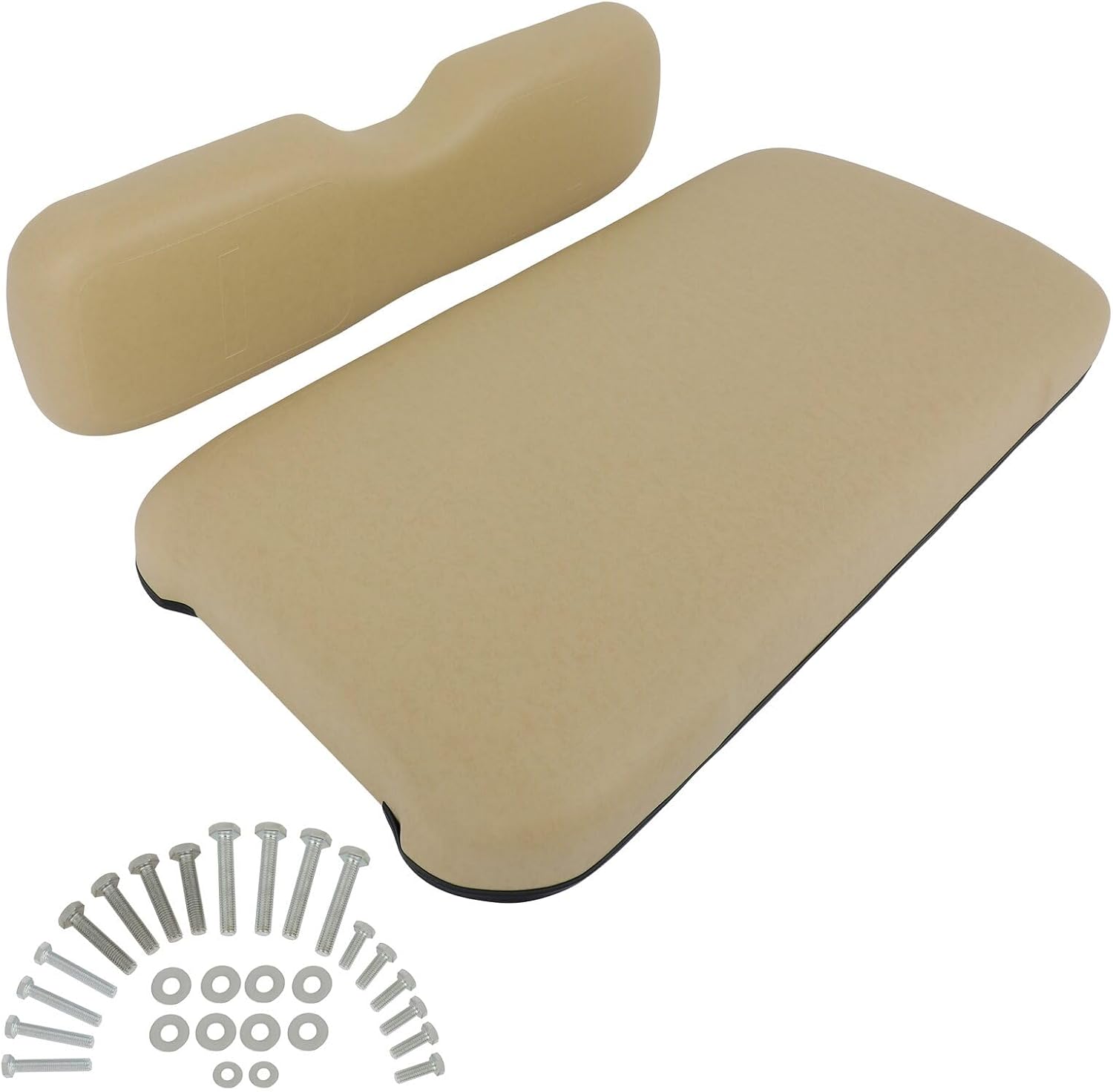 SCITOO Replacement Cushions for Golf Cart Front Seat, Golf Cart Cushion Seat for EZGO TXT