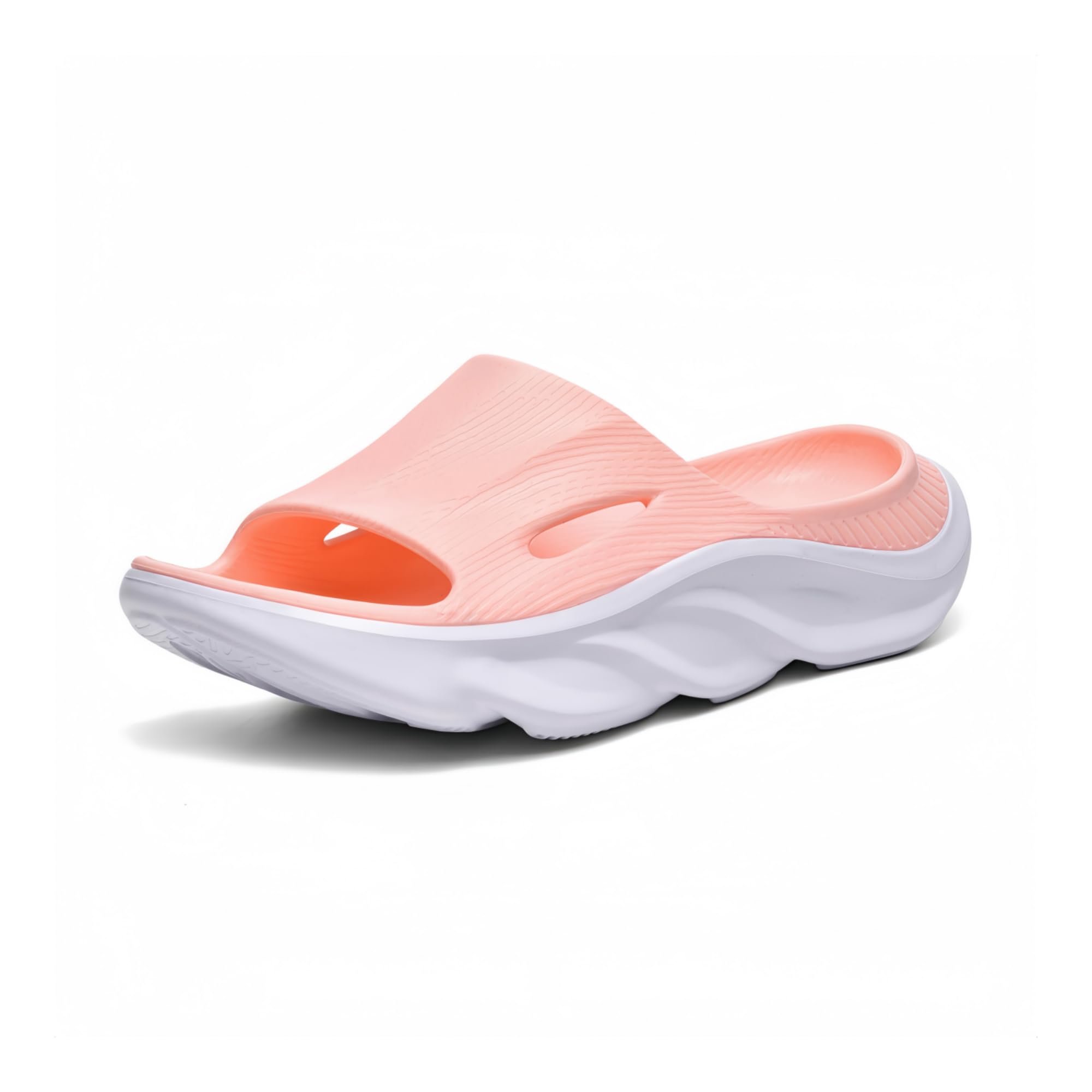 Recovery Slides for Men and Women - Orthopedic Sandals with Arch Support & Thick Cushion, Plantar Fasciitis Slippers, Lightweight Non-Slip Slides for Post-Workout Recovery