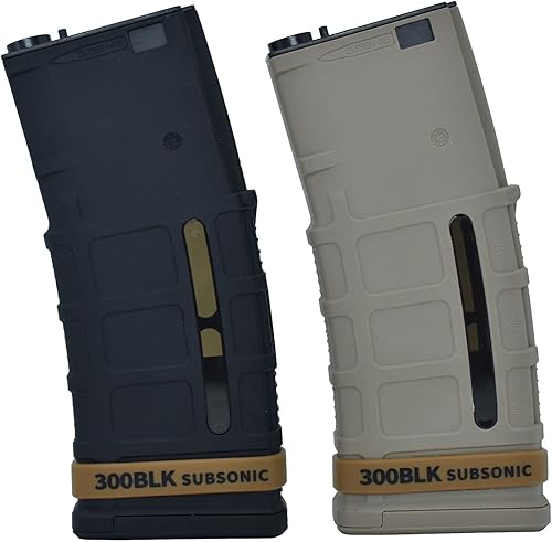 Miniatura 4 de Paquete de 12 bandas de marcado Miaozhun 300 BLK Subsonic Magazine .300 Blackout Subsonic Magazine Identificación de Calibre