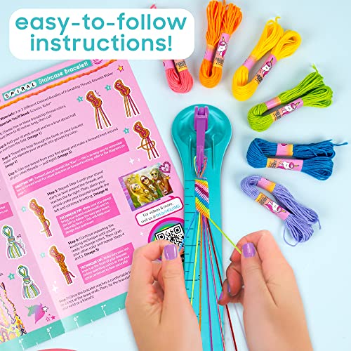 Just My Style On-The-Go Jewelry Studio – Bracelet-Making Travel Kit – DIY Bead & Braid Set for Kids Ages 6+