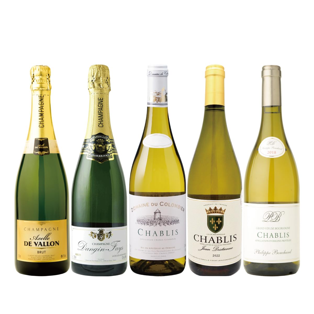 Amazon.co.jp: シャブリ＆シャンパン セット 白ワイン シャンパーニュ