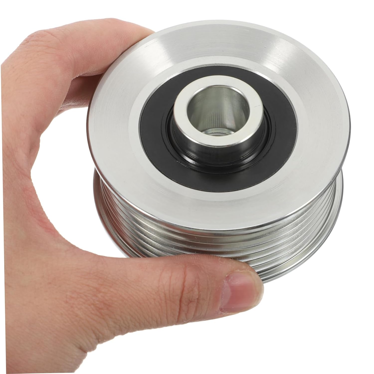 STOBAZA Car Alternator Pulley Replacement Durable Timing Pulley Wheel for Simple Installation Consistent Power Transmission Compatible with Various Vehicles