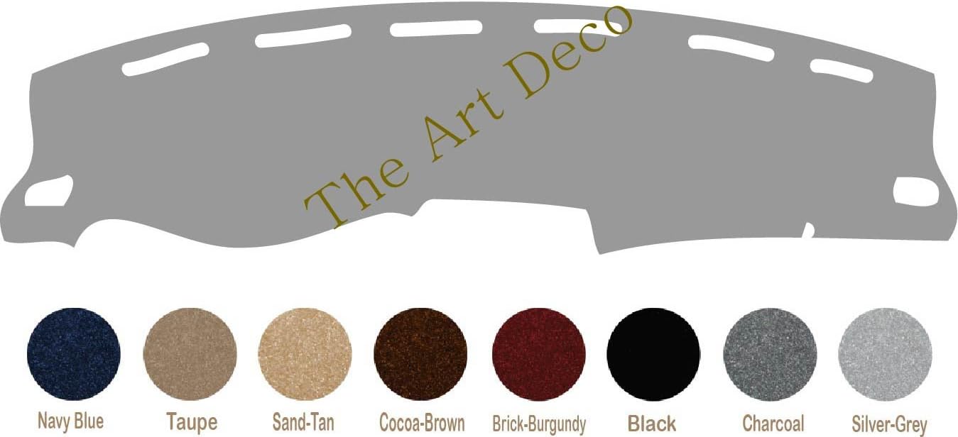 Custom Made Carpet Dash Cover for Mitsubishi Eclipse Dashboard Cover Mat Pad Fits 2006-2009 (Silver/Grey)