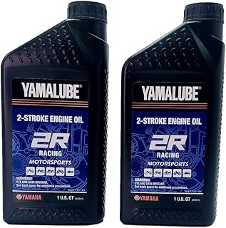 Yamaha Yamalube Racing 2R 2 Stroke Engine Oil- 2 Quarts, #LUB-2STRK-R1-12