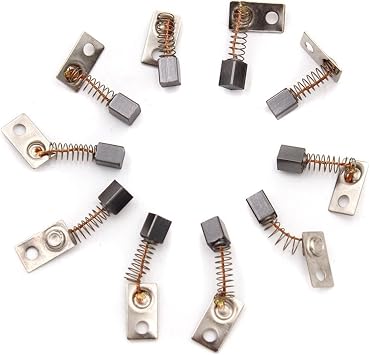 Compatible For Saeyang Carbon Brush 10-Pack 3x3x4.5mm For Series 210 102L 105L Electric Motor Replacement