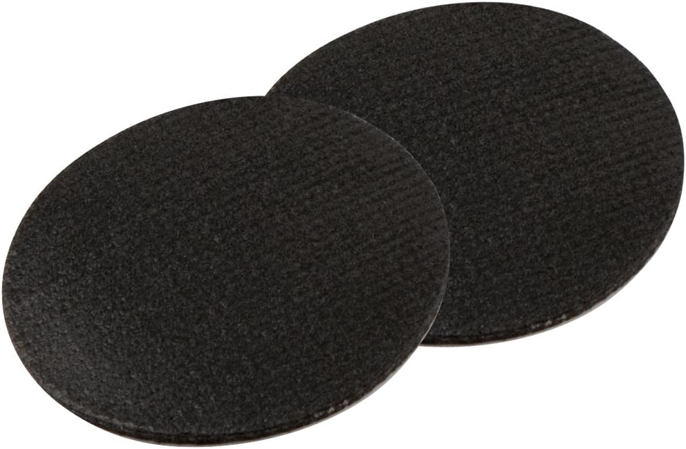 SoftTouch Self-Stick Non-Slip Surface Grip Pads - (20 pieces), 3/4" Round - Black