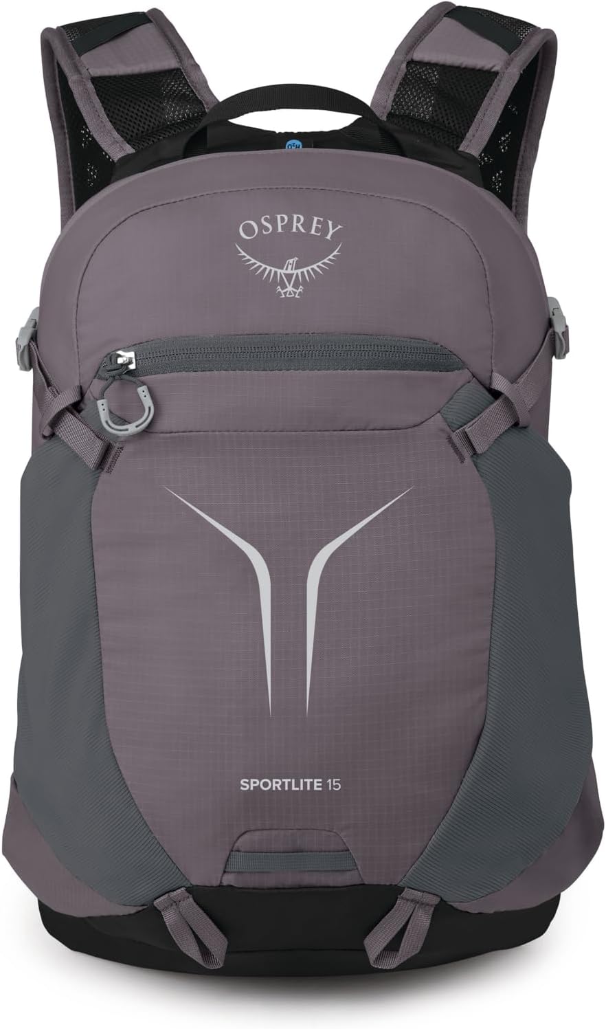 Osprey Sportlite 15L Lightweight Hiking Backpack for Men and Women - Everyday Hiking Bag - Travel Daypack, Graphite Purple