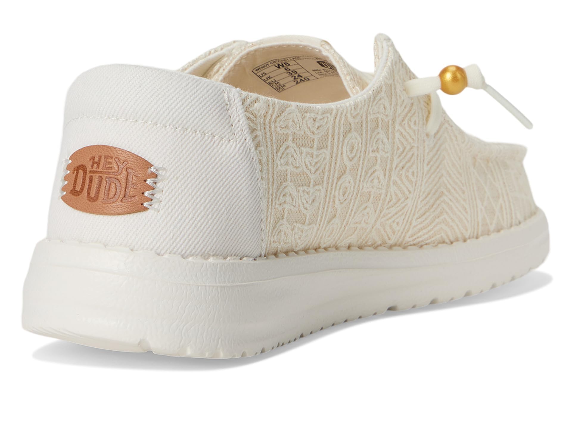 HEYDUDE Wendy Crochet Lace MocassinoDonna