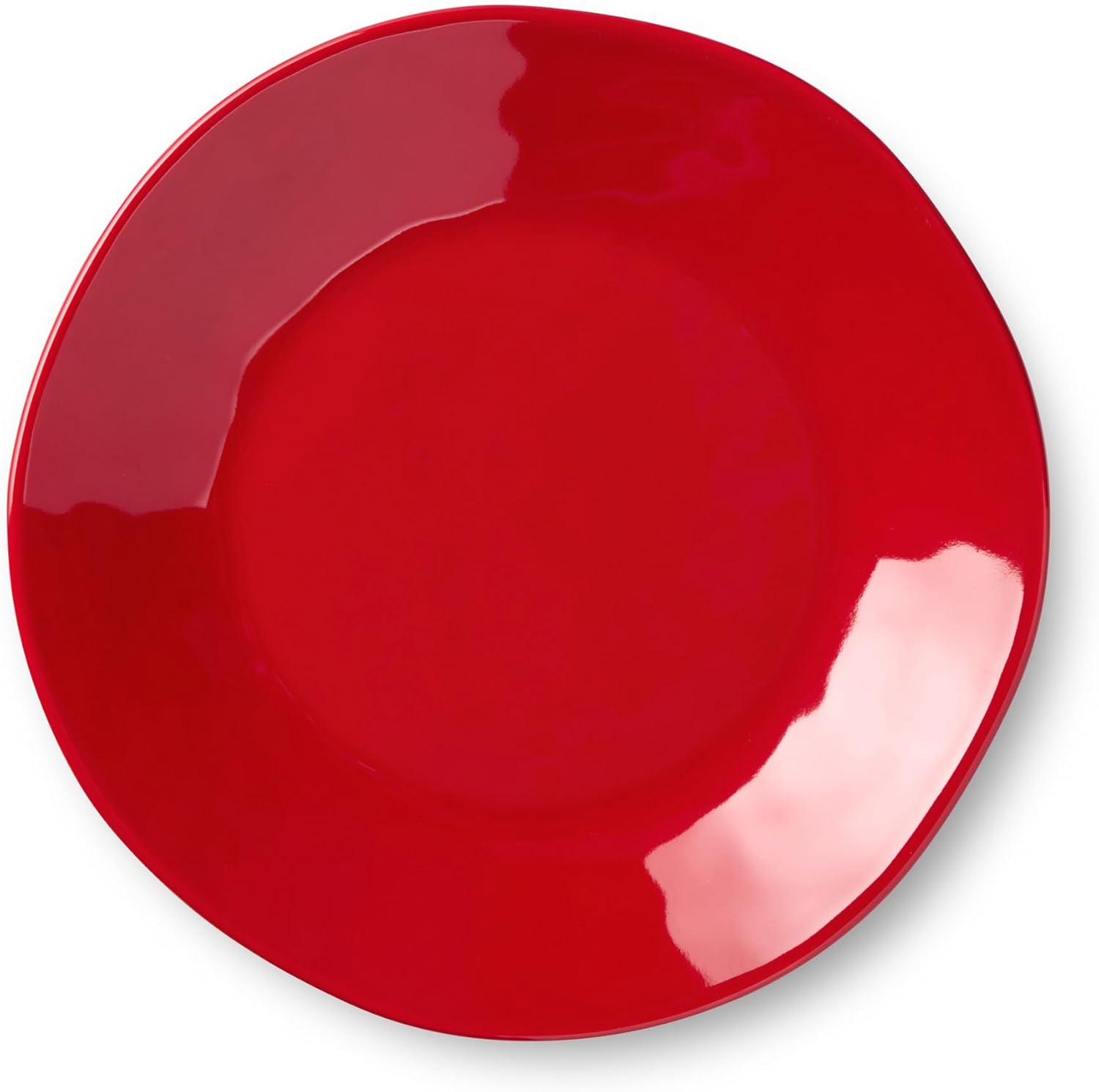 ベリーレッドクリスマスデザートプレート4点セット ストーンウェア