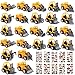 Nunesoke 24PCS Mini Construction Trucks, Construction Vehicles Trucks, Small Construction Toys, Construction Pull Back Vehicles, Construction Party Favors Engineering Vehicles for Boys with Stickers