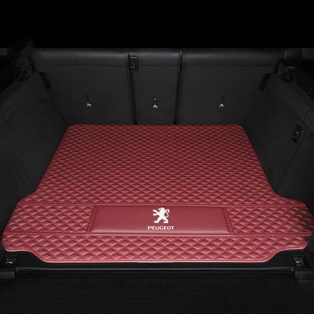 Tapis De Coffre Pour Peugeot 3008 Phase 2 (2017-2023) - Protection Antidérapante, Imperméable - Sur Mesure, Facile à Nettoyer - 6