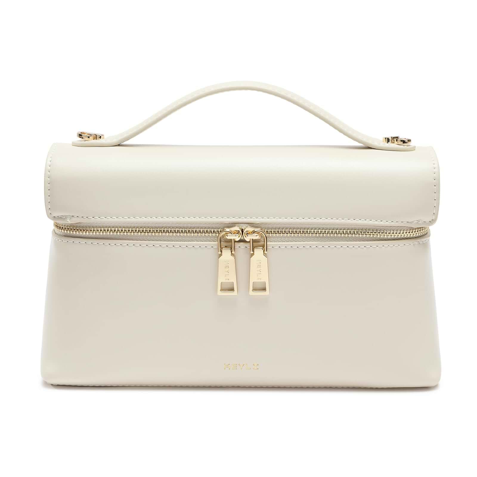 Keyli Women's Top Handle Bag Leather Small Handbags Trendy Designer Crossbody Shoulder Bag for Women Cute Quiet Purses
