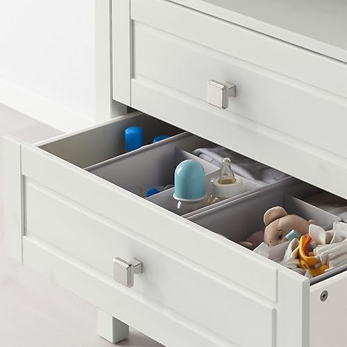 Miniatura 3 de Asidrama Paquete de 10 pomos de níquel satinado cepillado de 1-14 pulgadas para gabinetes de cocina, pomos de tocador, pomos de cajones, herrajes