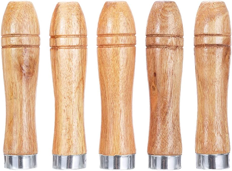5pcs Wood Replacement Accessories Woodworking File Handle Polishing Home Rust Proof Parts Tool Jewellery Accessories,as shown