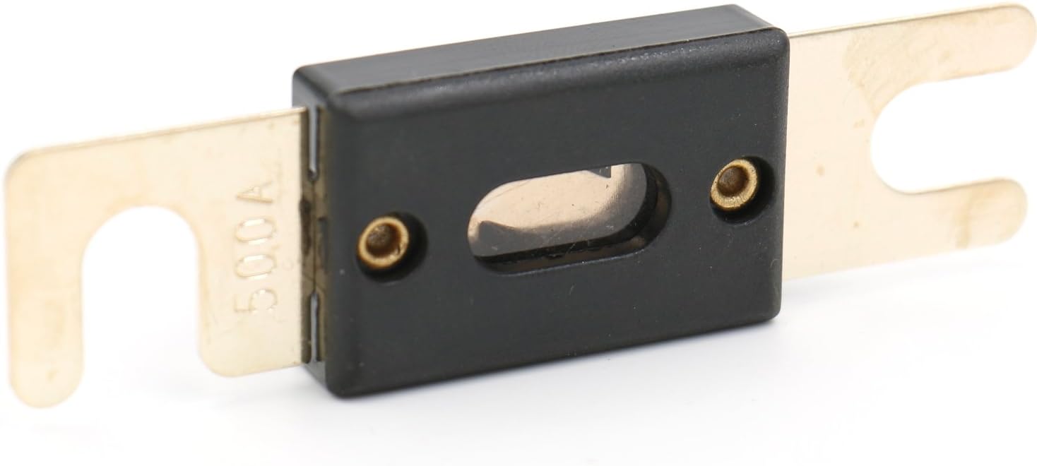 Review Discount Baomain ANL-500A Electrical Protection ANL Fuse 500 Amp with fuse holder 1 Pack