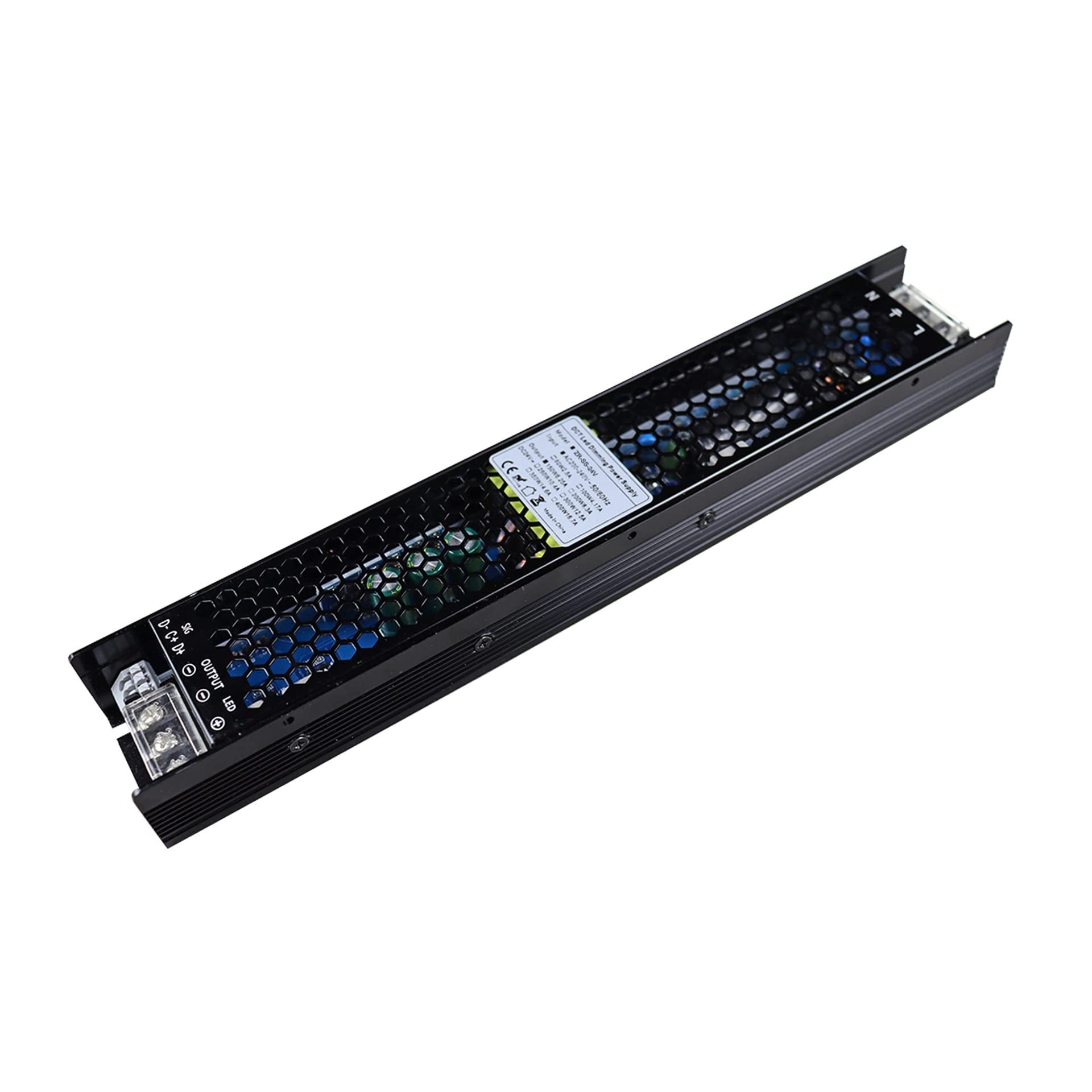 Bande lumineuse 0-10V et alimentation LED 24V pour éclairage de salon