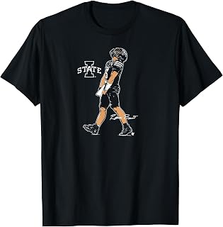 Iowa State Footbal - Rocco Becht - Superstar Pose Nil T-Shirt