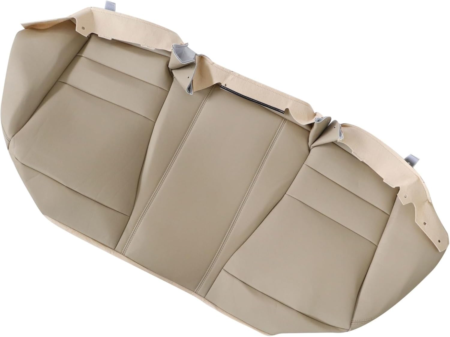 NLQR Back Car Seat Cover, Rear Bench Bottom Vinyl Cover Tan Compatible with Honda Accord 2008 2009 2010 2011 2012