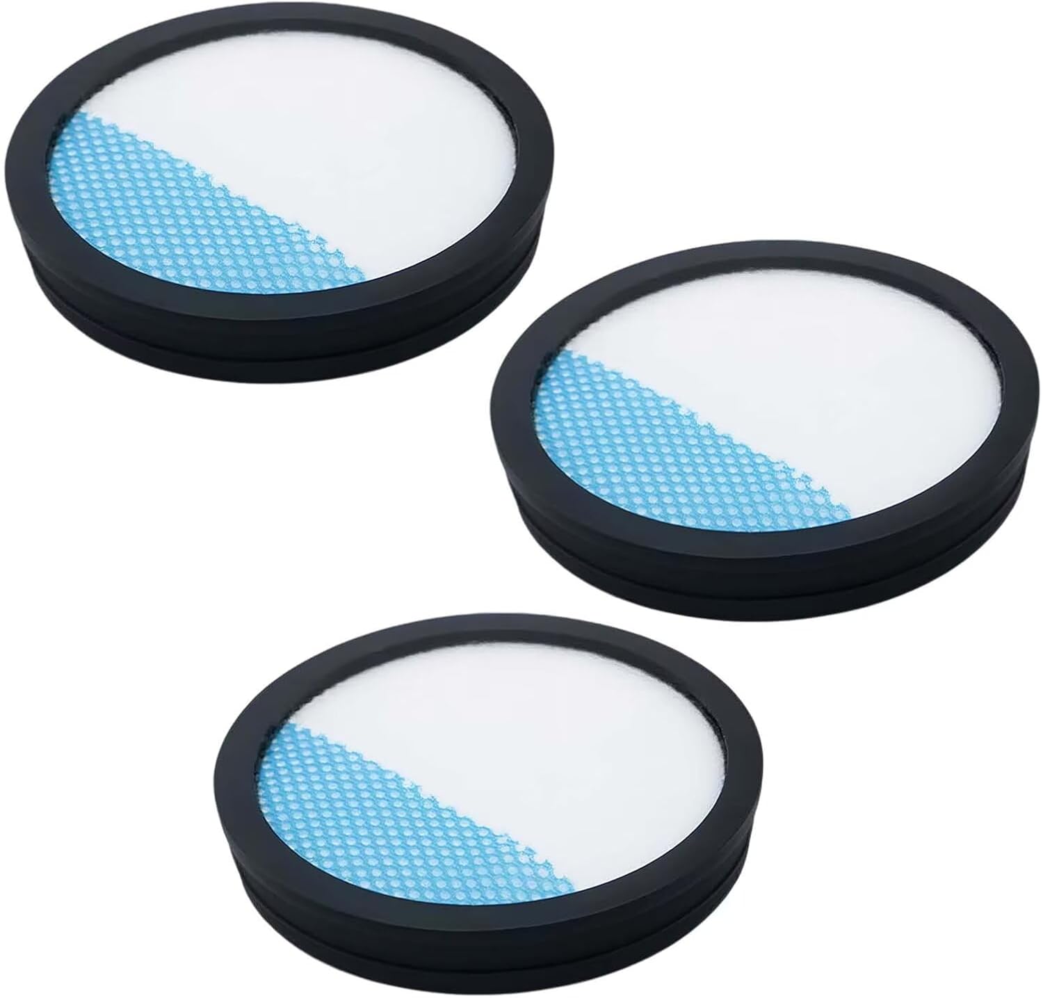 Filter Replacement for Ryobi 18V 1 + Cordless Stick Vacuum PBLSV716K, PBLSV716B, PBLSV717K, PBLSV717B, PCL720K, PCL720, Reusable Washable Filters, Compare to Part A32SV720N, 3-Pack