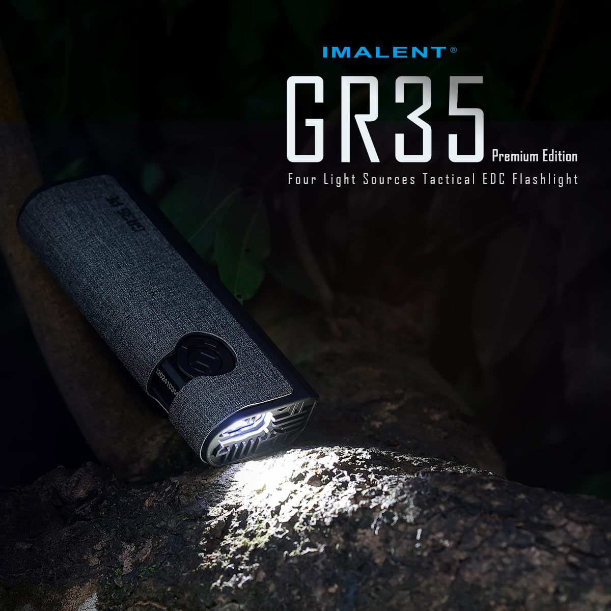 IMALENT GR35 充電式 EDC ライト IMALENT GR35 EDC Flat Flashlight with Green Light, UV and
