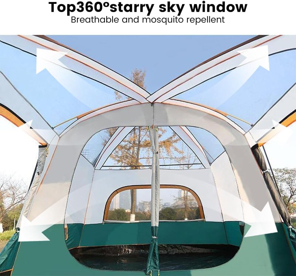 South Light 2ルームテント 2〜8人用 約480×260×210cm