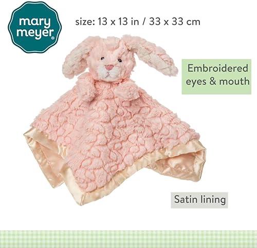 Vista 34 de Mary Meyer Baby Lovey Putty - Manta de seguridad para niños y niñas recién nacidos y niños pequeños, juguete suave para acurrucarse, 13 x 13 Coral