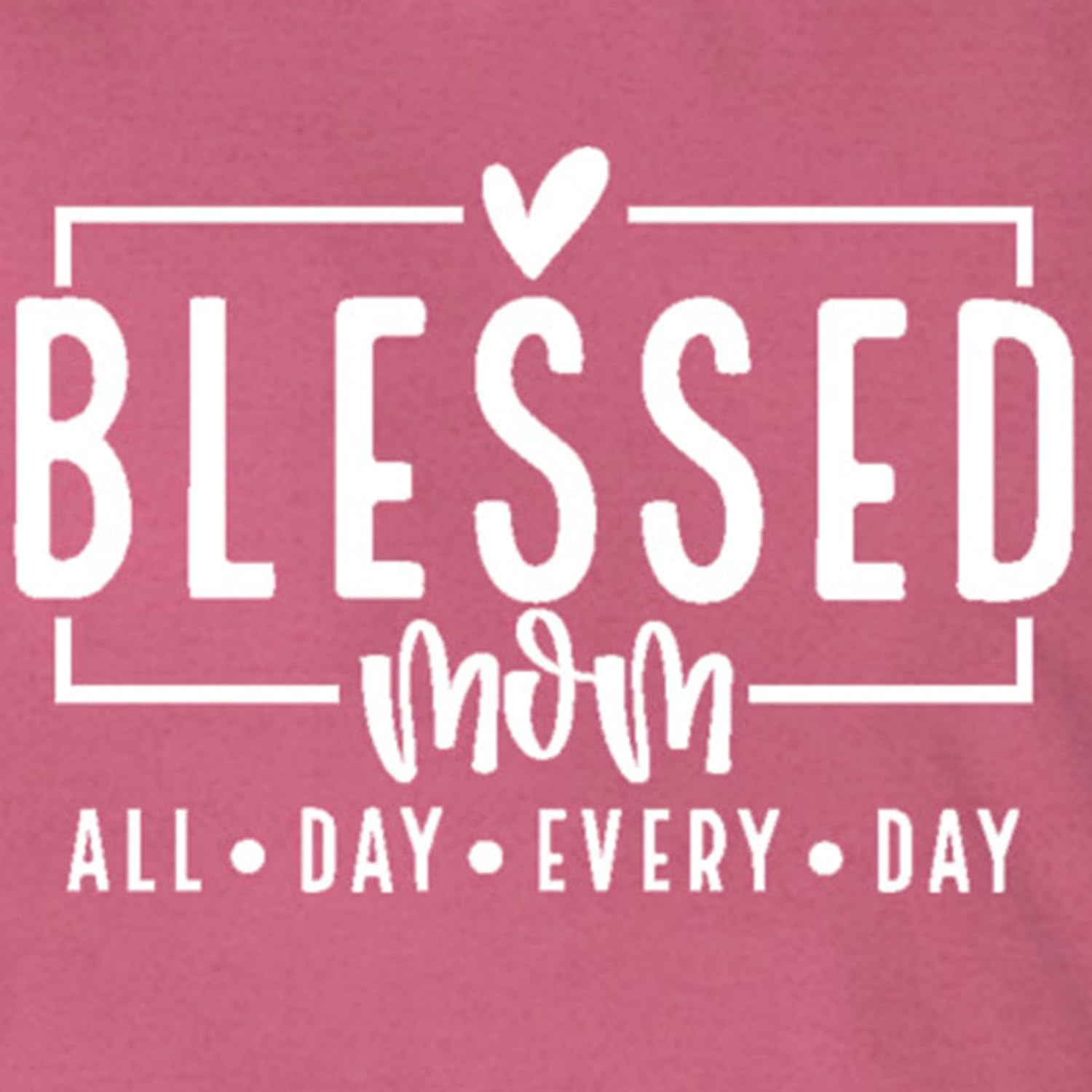 Mama Shirts for Women Mothers Day Tshirts Blessed Mama Plus Size Tee Tops - Image 5