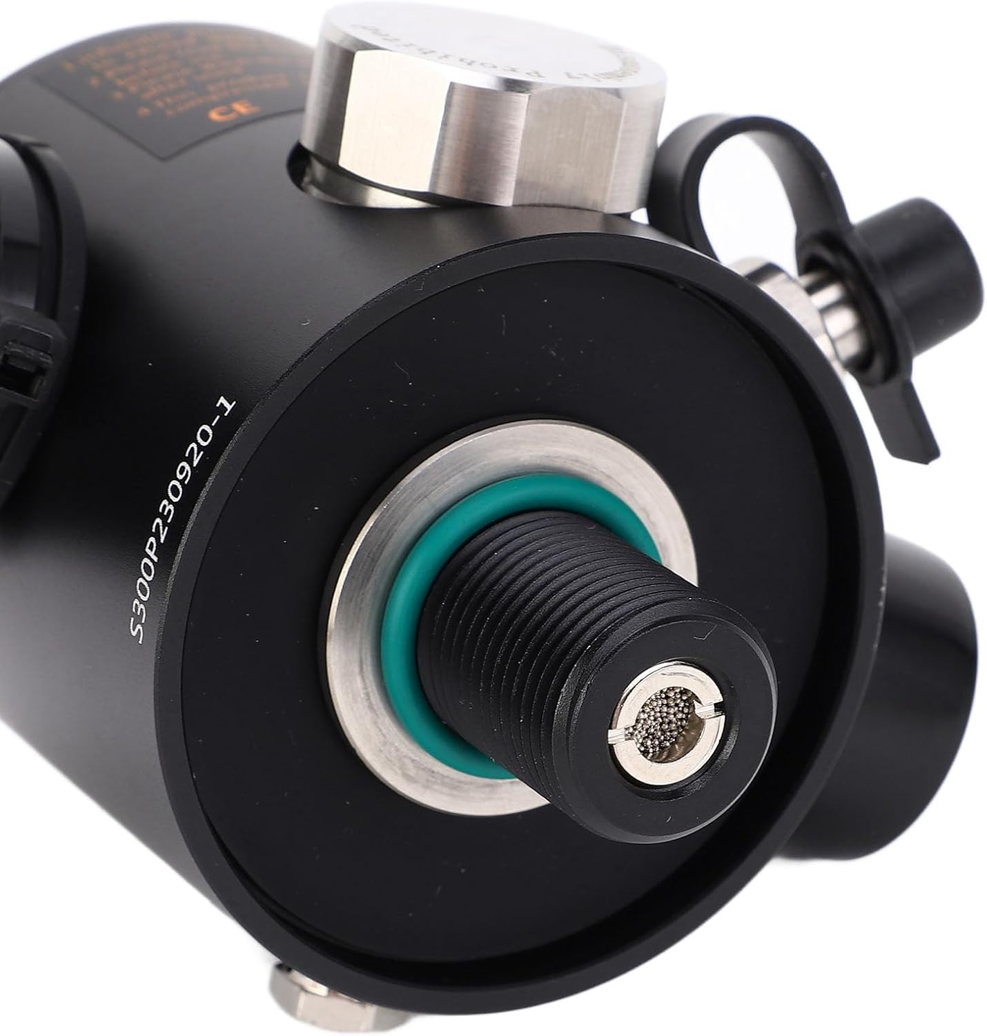 LIZEALUCKY Scuba Diving Valve M18x1.5 Pressure Reducing Valve Breathing Head Diving Oxygen Cylinder Accessories