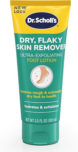 Dr. Scholl's Ultra Exfoliating - Crema para pies con urea para pies secos y agrietados cura e hidrata para pies saludables, 3.5 oz