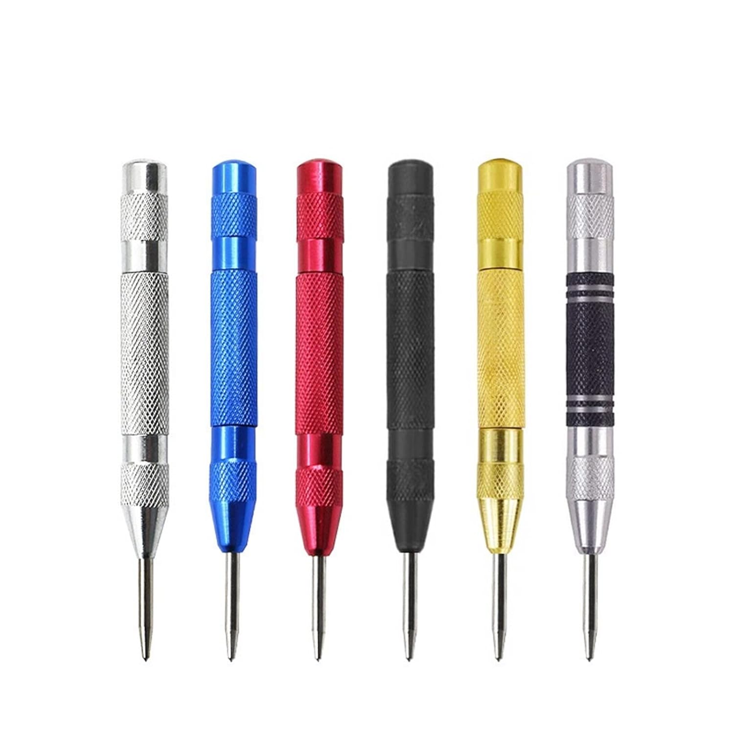 Centre Punch General Automatic Punch Woodworking Metal Drill Adjustable Spring Loaded Automatic Punch Hand Tools 1Pcs(Spare Punch)