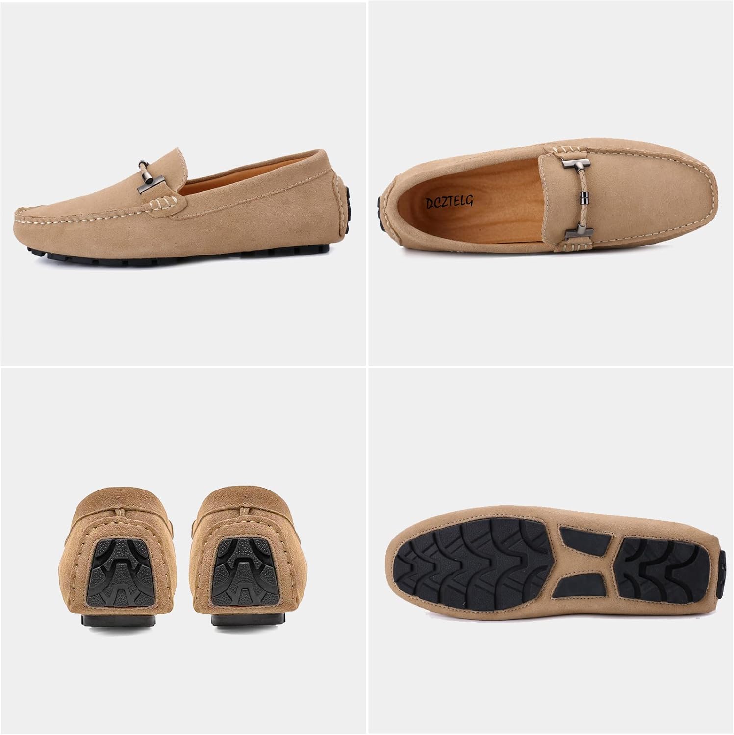 DCZTELG Penny Loafers for Men Casual Slip On Dress Moccasins Comfort Driving Boat Shoes - Image 4