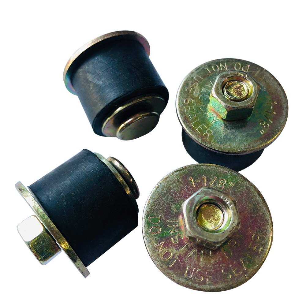 Buy 4 pack Rubber Expansion Plug 11/8" to 11/4" 28mm 31mm Rubber Freeze Plug Online at