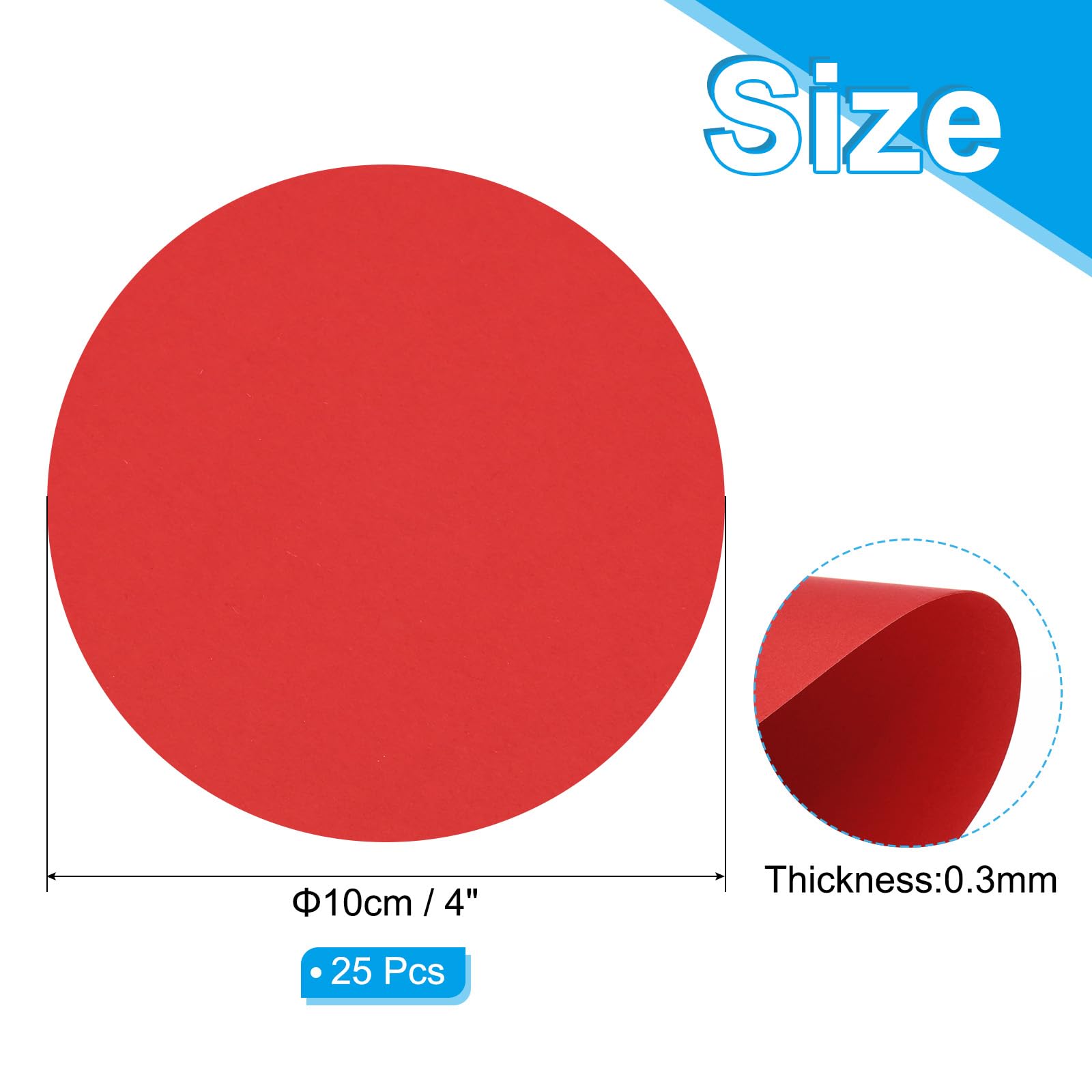 PATIKIL 4inch Circle Card Stock - Image 2