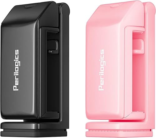 Miniatura 10 de Perilogics Soporte universal para teléfono en avión. Visualización manos libres con rotación dual multidireccional de 360 grados. El tamaño de