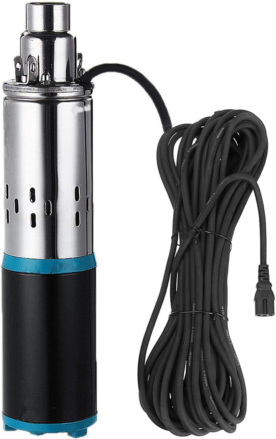 55mファームディープウェルソーラーウォーターポンプ2w 48vdcウォーターポンプスクリュー灌漑ガーデンホーム農業用水中ポンプ 24v 税込