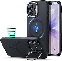 Vista 59 de ESR Funda para iPhone 13 Pro, compatible con MagSafe, protección de grado militar a prueba de golpes, soporte de anillo de cámara integrado, funda