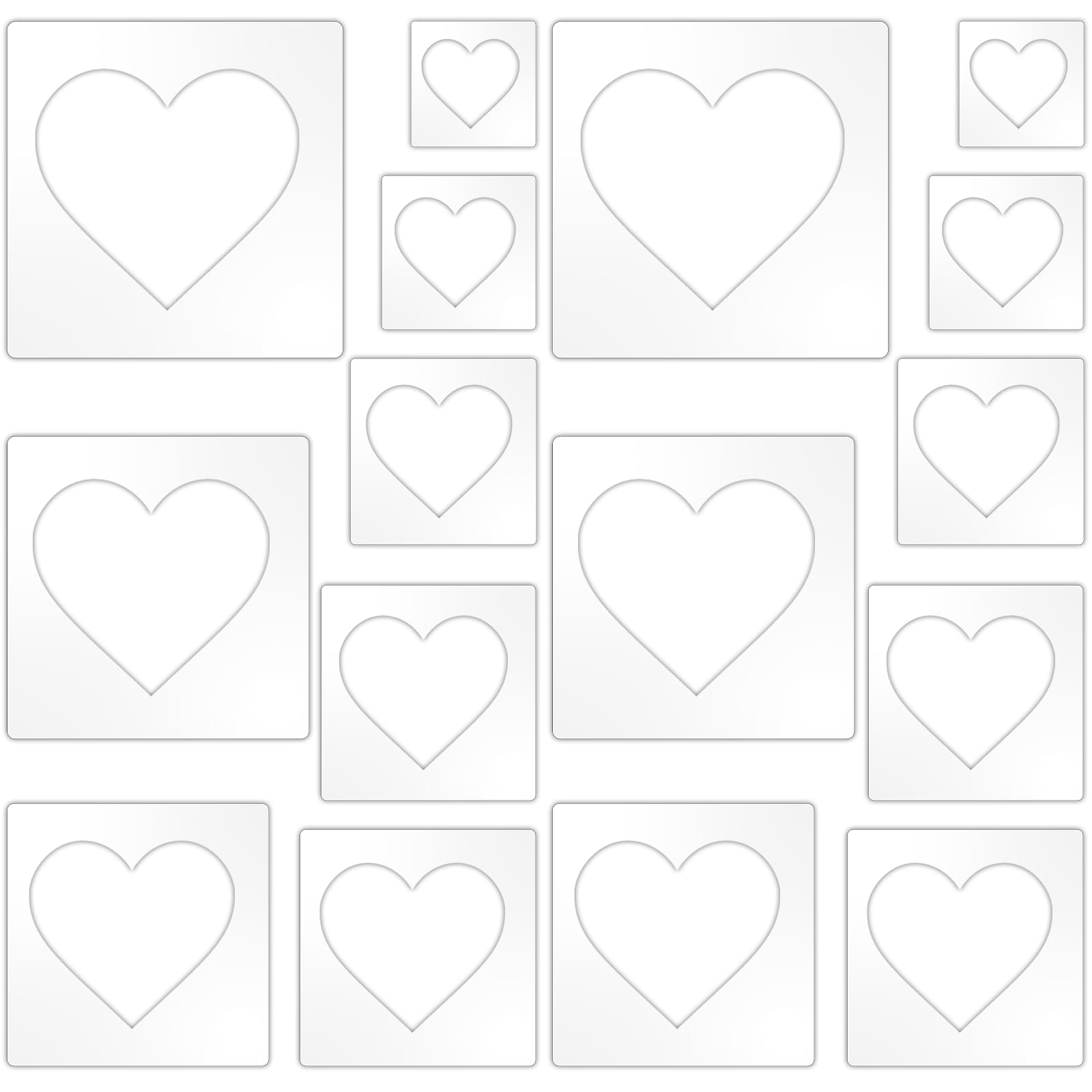 amazon-com-giantree-16-pcs-large-heart-stencil-heart-stencils-different-sizes-heart-template-for-painting-plastic-heart-stencil-for-crafts-heart-templates-for-diy-craft-walls-wood-paper-art-home-decoration