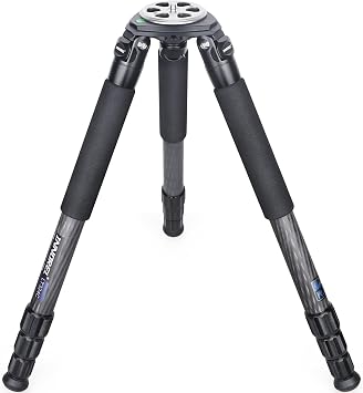 Portable Carbon Fiber Tripod-INNOREL LT324C Professional Heavy Duty Tripod Stand for Camera,Bird Photography,DSLR,Max Load 66pounds/30kg,Max Height 57inches/146cm Black