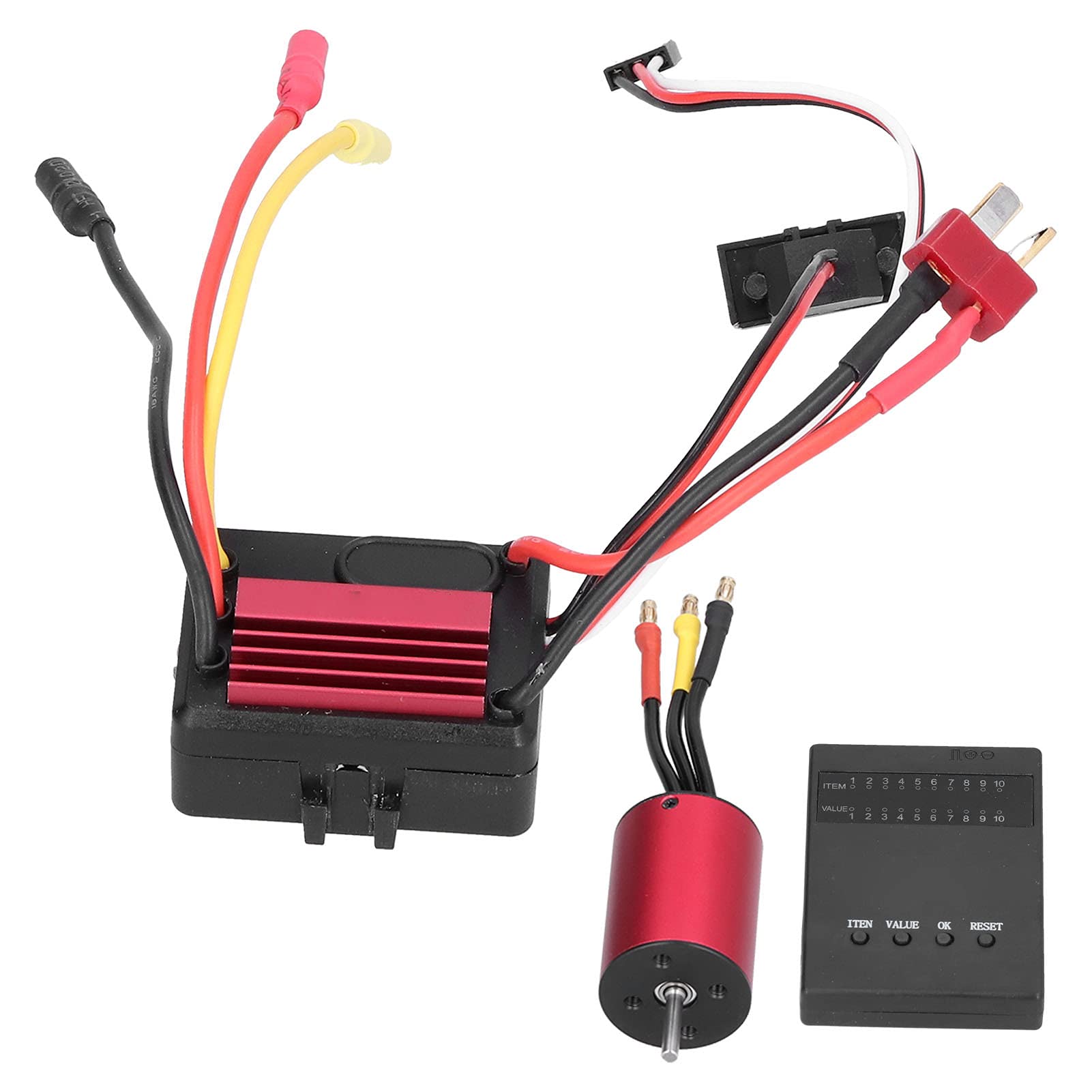 CHICIRIS Bezszczotkowy Silnik RC ESC Combo, Stop Aluminium 35A ESC, Mocny Silnik 2838 4500KV dla Entuzjastów Samochodów RC 1/14