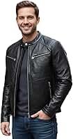 Jaqueta Masculina Couro Legitimo Bovino Motoqueiro