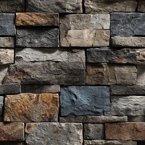Brick Texture Removable Self-Adhesive Wallpaper for Bedroom & Living Room Decor 17.7×118 Inch,Waterproof Wall Covering for Accent Walls, Apartment, Nursery