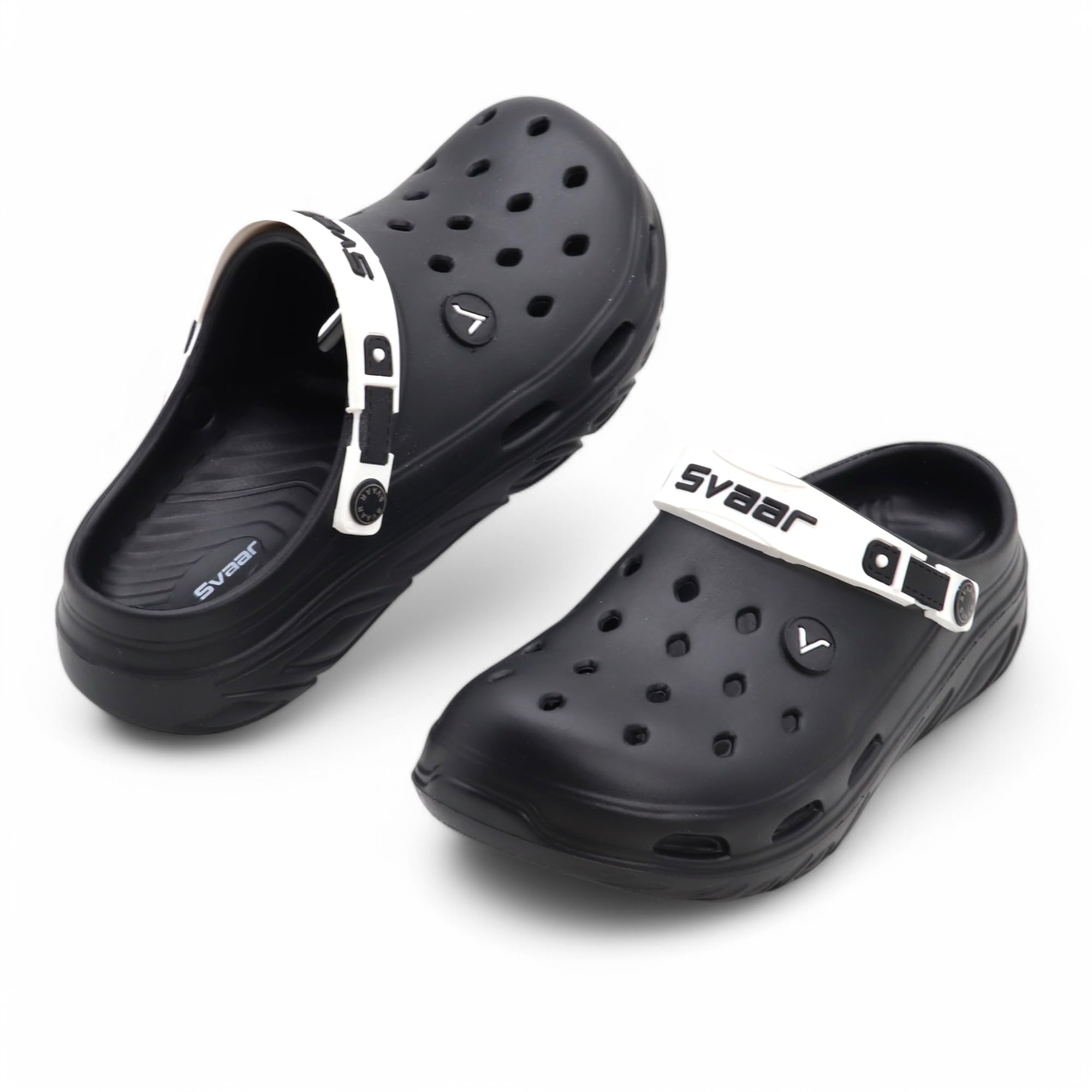 svaar Mens Ultra-Soft Lightweight Clogs || Breathable & Waterproof Slip-On Sandals with Adjustable Back Strap for All-Day Comfort-picture-13