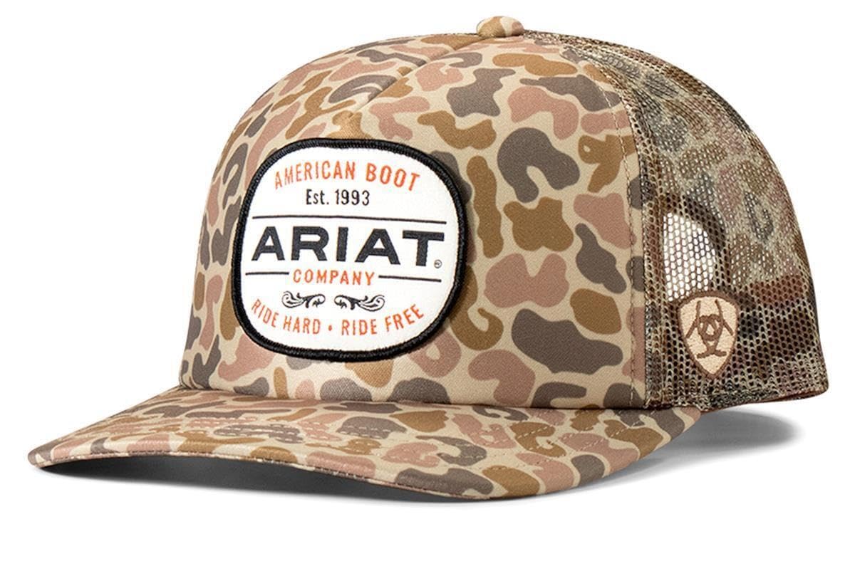 Cap Ariat Mens Camo Lippalakki - Western Spirit - View #2